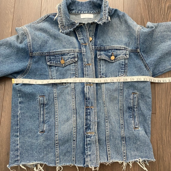 OAK + FORT Oversized Jean Jacket - Picture 8 of 8